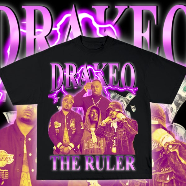 Rap shirt design,Drakeo Png file, Drakeo the ruler, Downloadable, printable, T-shirt design,