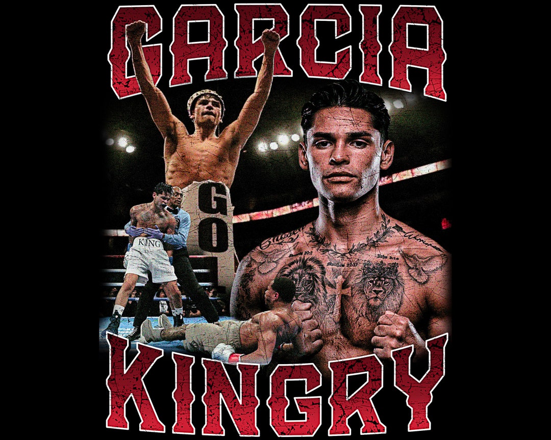 Downloadable Ryan Garcia Png Boxing T Shirt Design Ryan Garcia