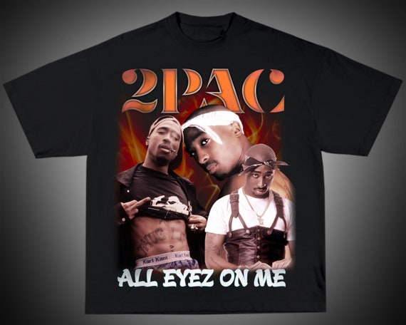 Ready to Print T-shirt Design, Vintage Rap Tee, Tupac Png File, Rap Bootleg  Shirt Design for Dtg , Dtf, Sublimation Printing. 