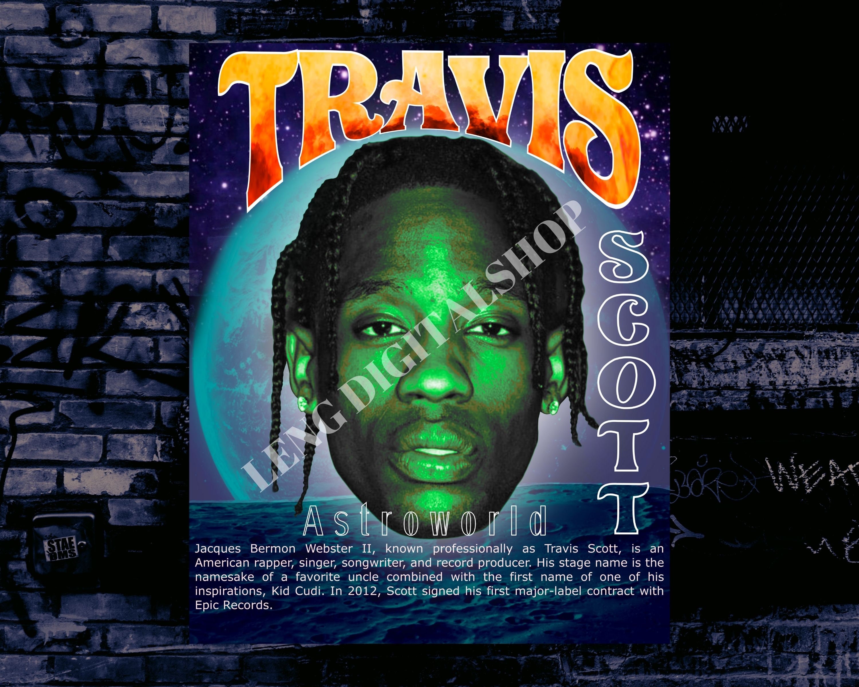 travis scott bootleg  Travis scott, Vintage poster design, Developing  photos