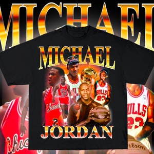 Png File, Ready to Print, Michael Jordan Shirt Design, Vintage Bootleg ...