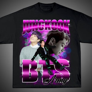 Jungkook von Bts T-Shirt-Design für Dtg-Druck, Dtf-Transfers, Sublimationsdruck Bild 2