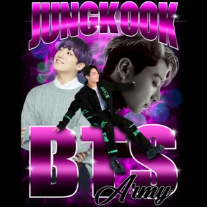 Jungkook von Bts T-Shirt-Design für Dtg-Druck, Dtf-Transfers, Sublimationsdruck Bild 3