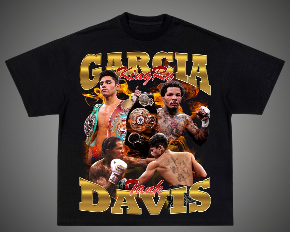 T-shirt Design Png, Ryan Garcia Vs Tank Davis Fight Design, Ready for ...