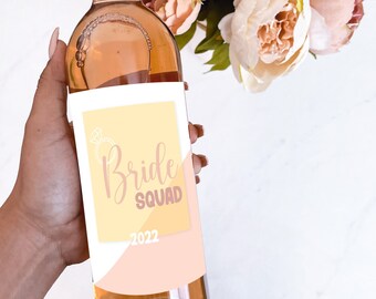 Wine Label, Bridesmaid Proposal Gift, Maid of Honor Proposal Gift, Bridesmaid Proposal Wine Label, Wine Bridesmaid Label, Bridal Party Gift