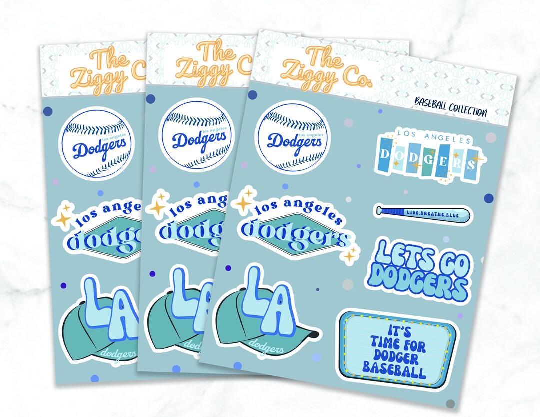 Dodger Stickers, Los Angeles Dodgers, Dodger Fan, Baseball Stickers
