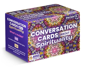 Prompts to Explore Spirituality - 400 Spiritual Prompts for Discussion or Self-Reflection - Non-Denominational Spiritual Gifts Meditation