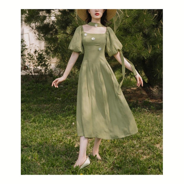 French Vintage Dress: Prom, Party, Summer
