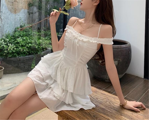 White Fairy Dress White Corset Dress 