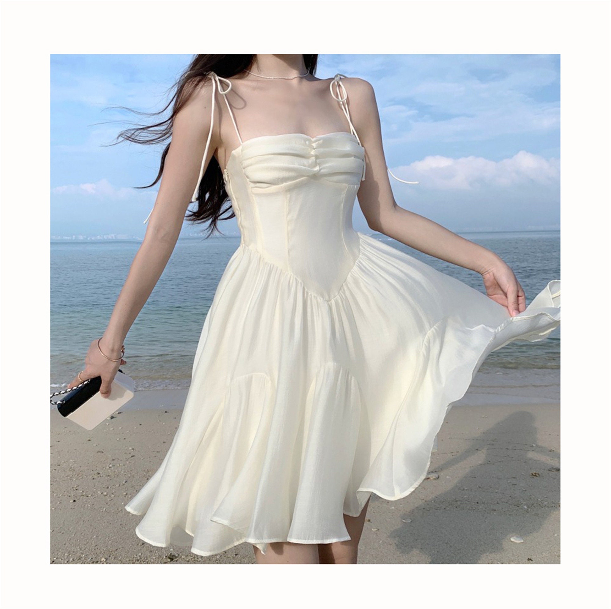 White Graduation Dress - Etsy