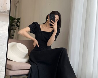 Black Vintage Dress - Etsy