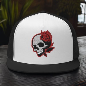 Skulls and Roses Hat - Etsy Skulls and Roses Hat - Etsy