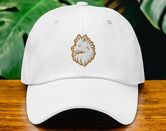 Pomeranian Embroidered Dad Hat, Pom Adjustable Baseball Cap, Unique Gift for Dog Lovers, Moms, and Dads