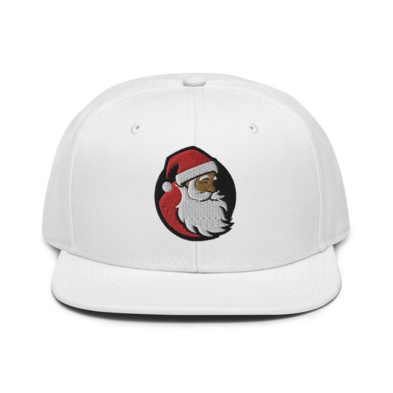 Santa Claus Embroidered Snapback Hat, Holiday Christmas  display picture 1
