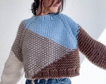 Sister Sweater | Sweater Knitting Pattern | Intermediate Friendly | Chunky Textured Sweater | Instant Download