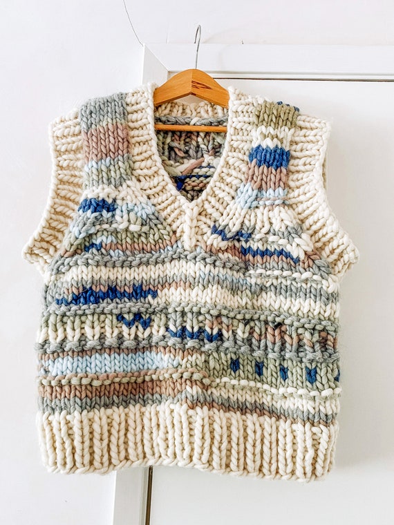 CHARLIE VEST Pattern Knitted Vest 