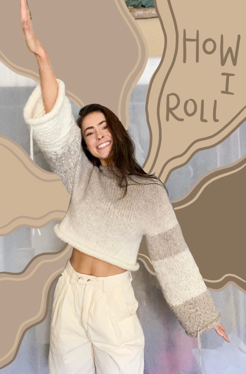 HOW I ROLL SWEATER Easy Beginner Friendly Instant Download Etsy