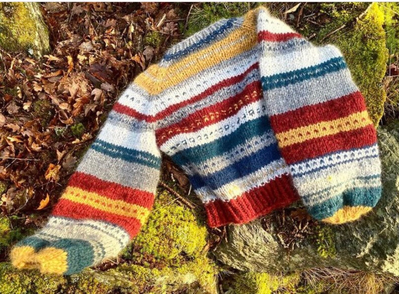 KONA SWEATER : Knitting Pattern Zero Waste Textured | Etsy UK