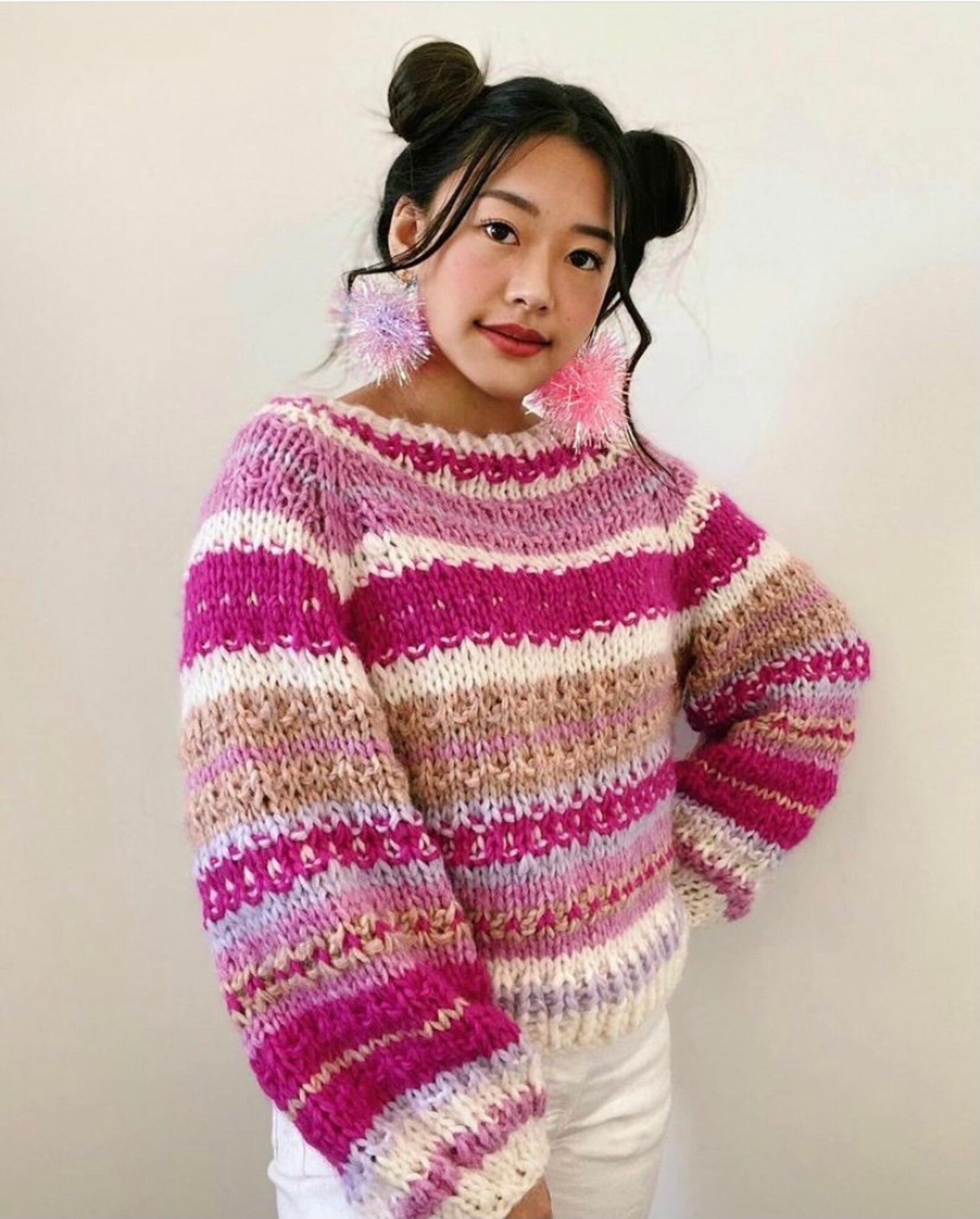 KONA SWEATER : Knitting Pattern Zero Waste Textured - Etsy UK