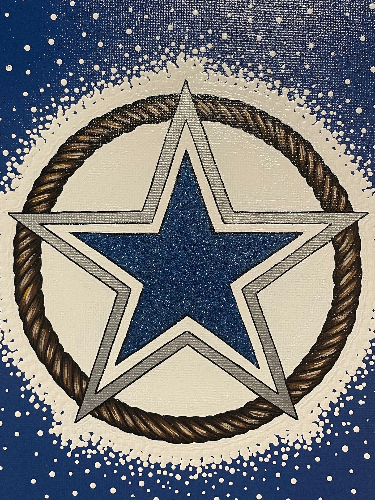 Cowboys, Acrylic Painting, Dallas, Cowboy, Football, Canvas Painting ...