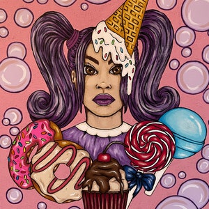 Sugar Queen Original Painting