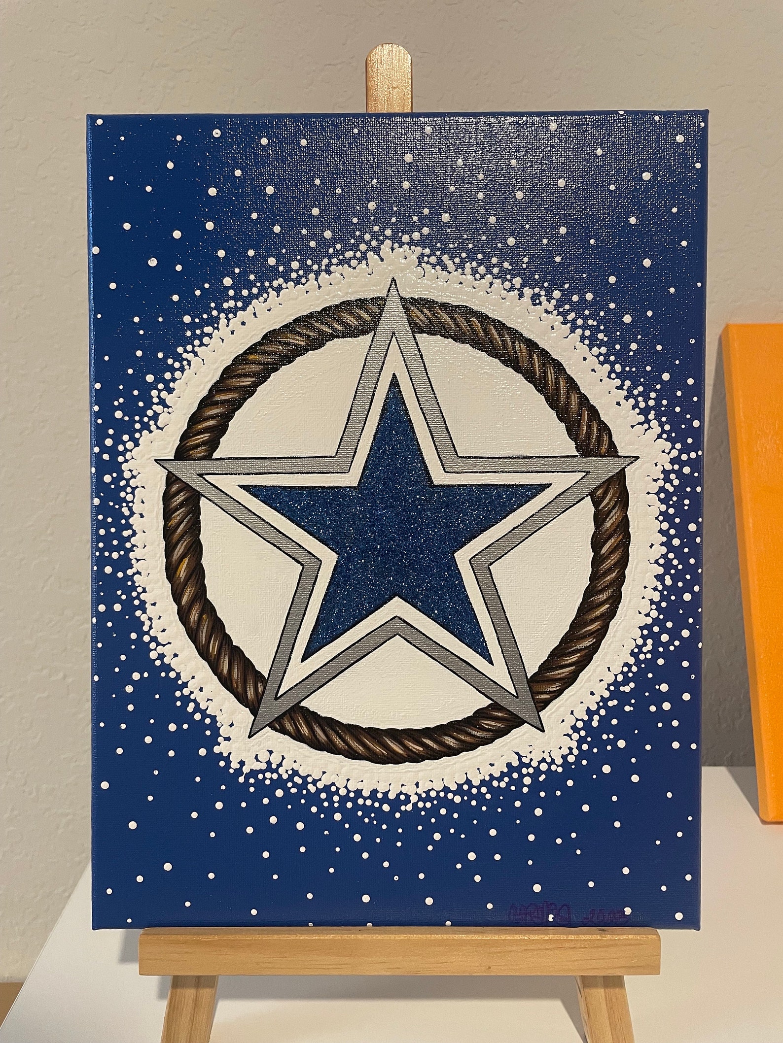 Cowboys, Acrylic Painting, Dallas, Cowboy, Football, Canvas Painting ...