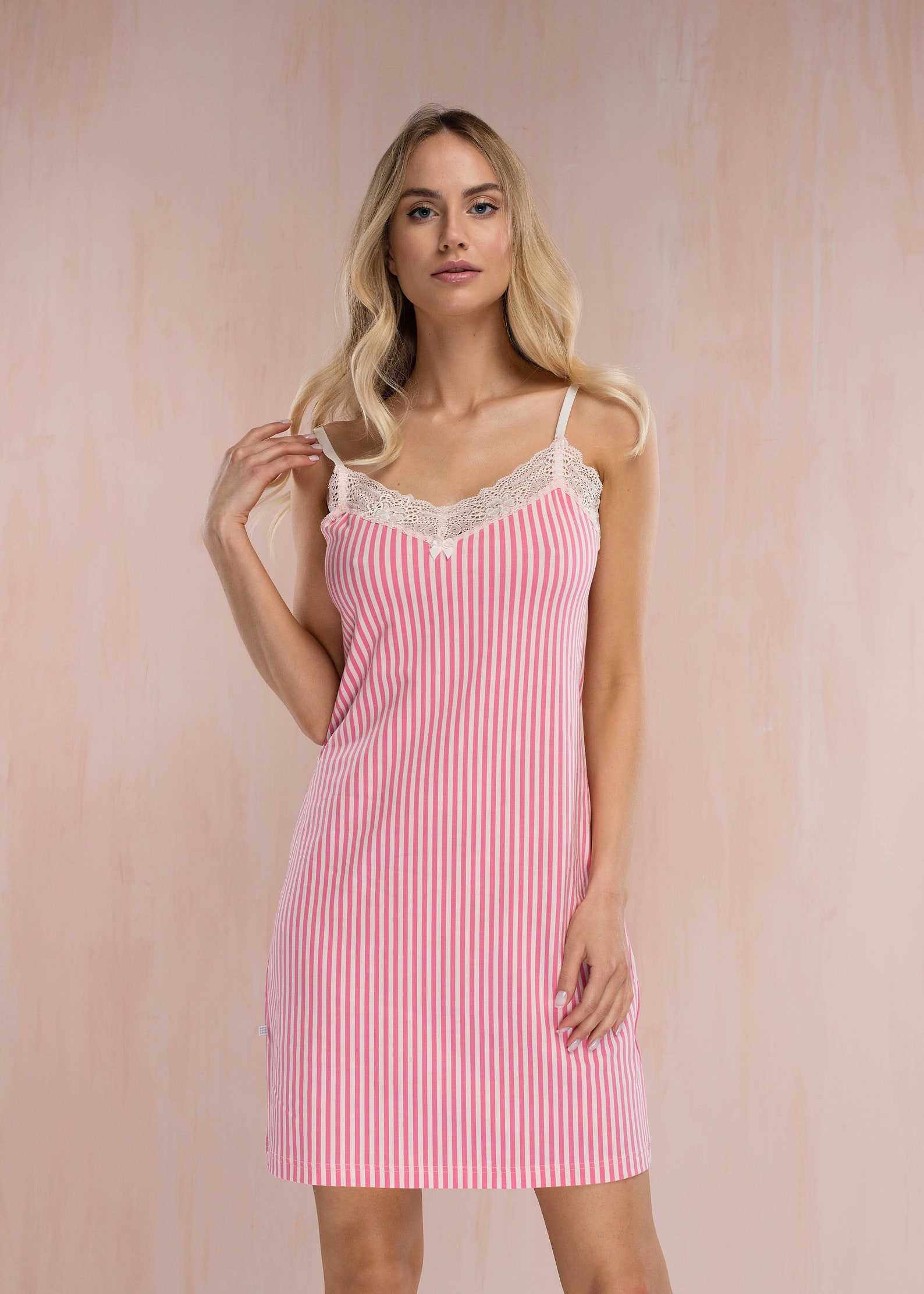 Pink Cotton Babydoll Night Dress Women Night Gown with the Etsy