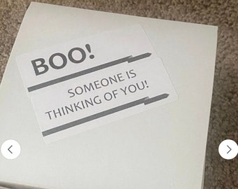 Boo Gram Wood Bunny Halloween Gift Send A Bunny SHIPPING INCLUDED Boo Bunny Ship To Loved One! Wood Bunny Peep Halloween gift Fall Decor