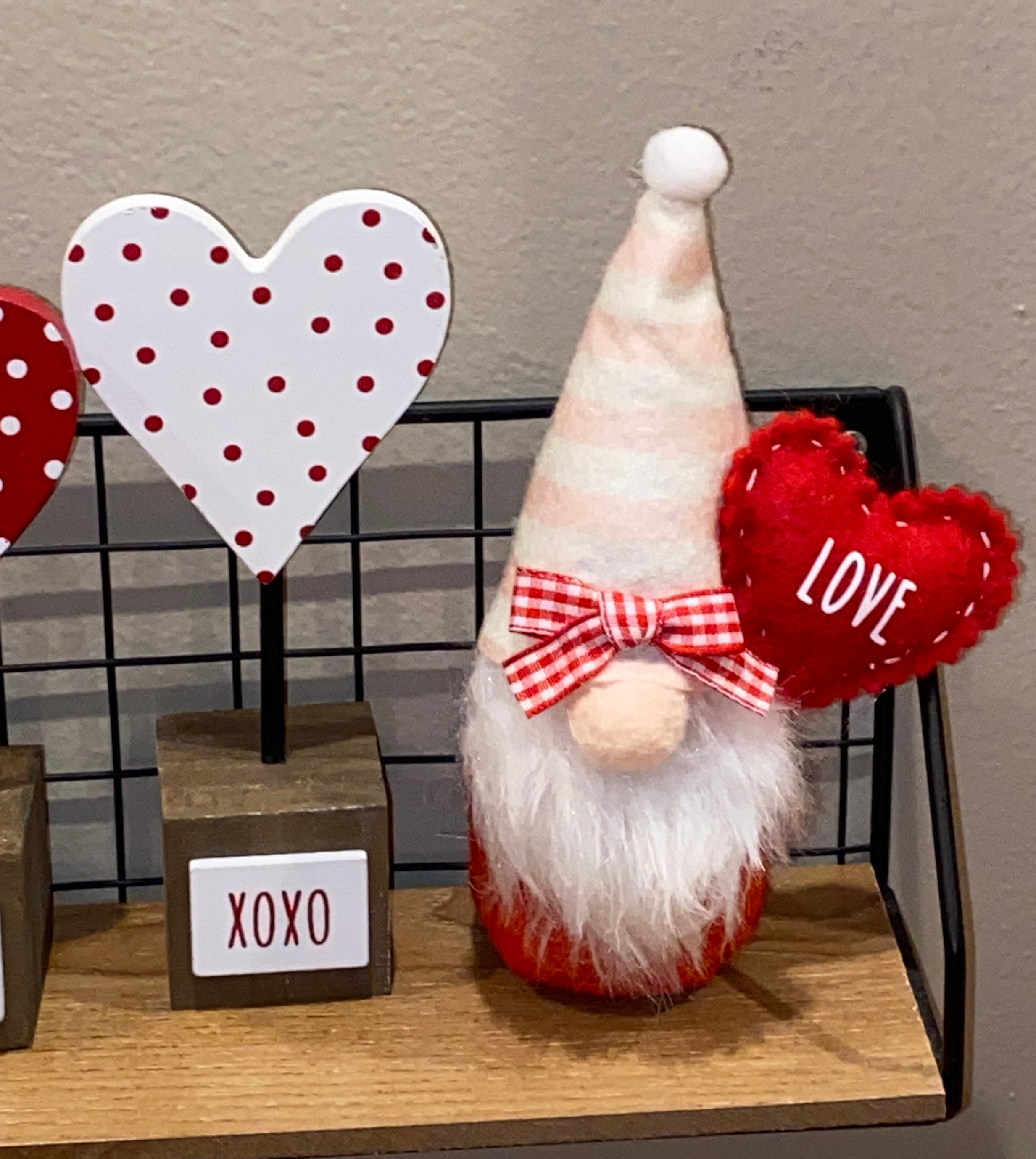 All The Feels Valentine Gnome Tumbler With Wood - Teeruto