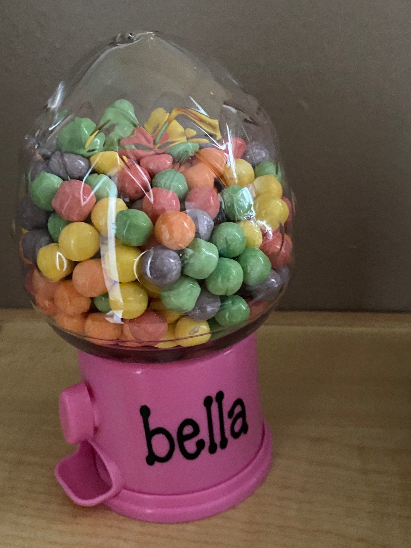 Personalized Candy Dispenser for Easter Present Gift Pink or Etsy