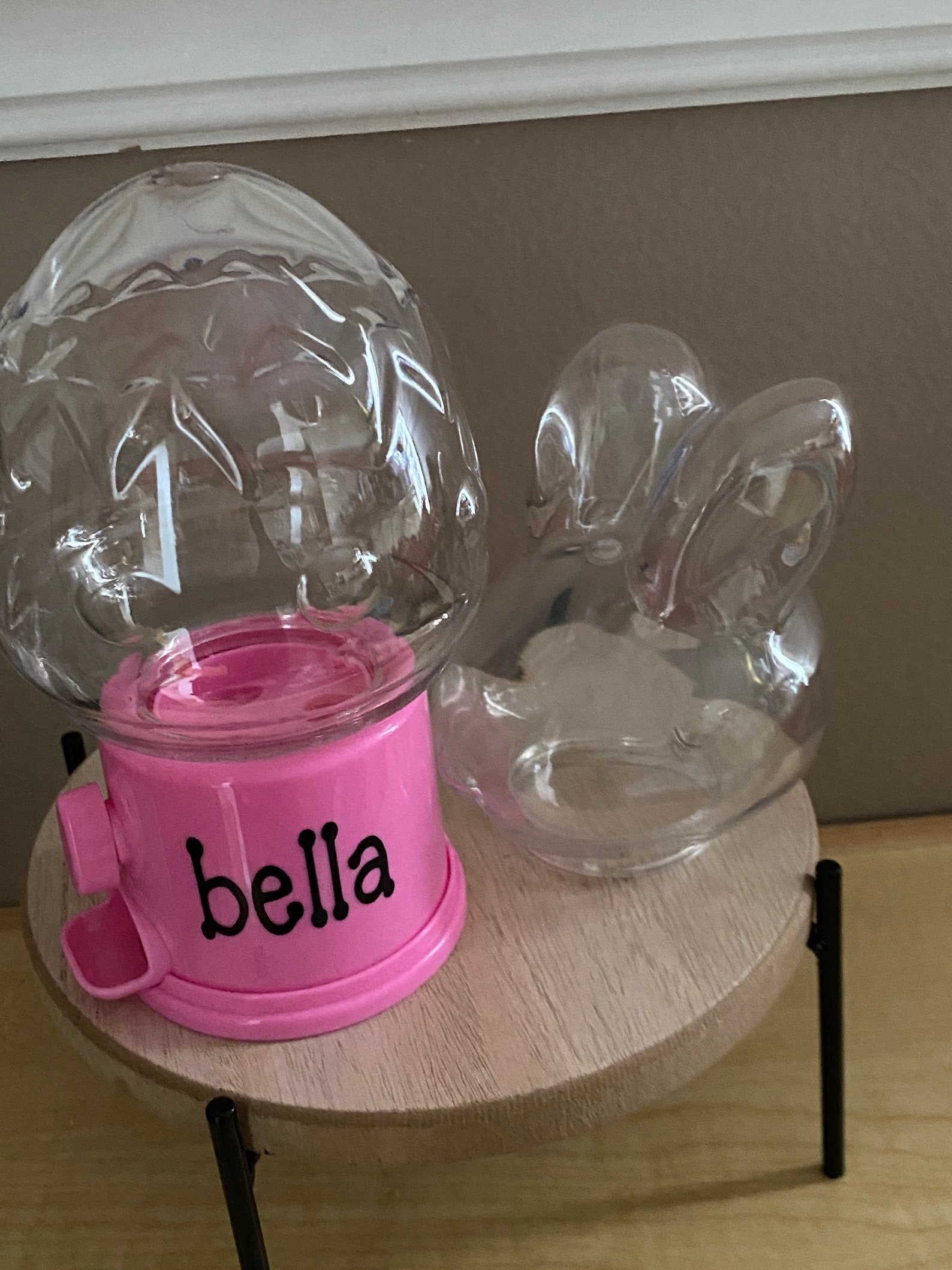 Personalized Candy Dispenser for Easter Present Gift Pink or Etsy