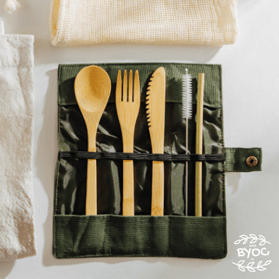 Reusable Bamboo Utensil Kit Etsy