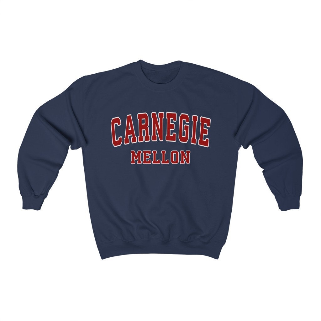 Carnegie Mellon Sweatshirt Carnegie Mellon Vintage University college Style Sweater Varsity Unisex Fleeced Crewneck Student Gift Etsy