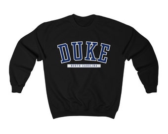 Duke Sweatshirt Duke Vintage University/college Style Sweater