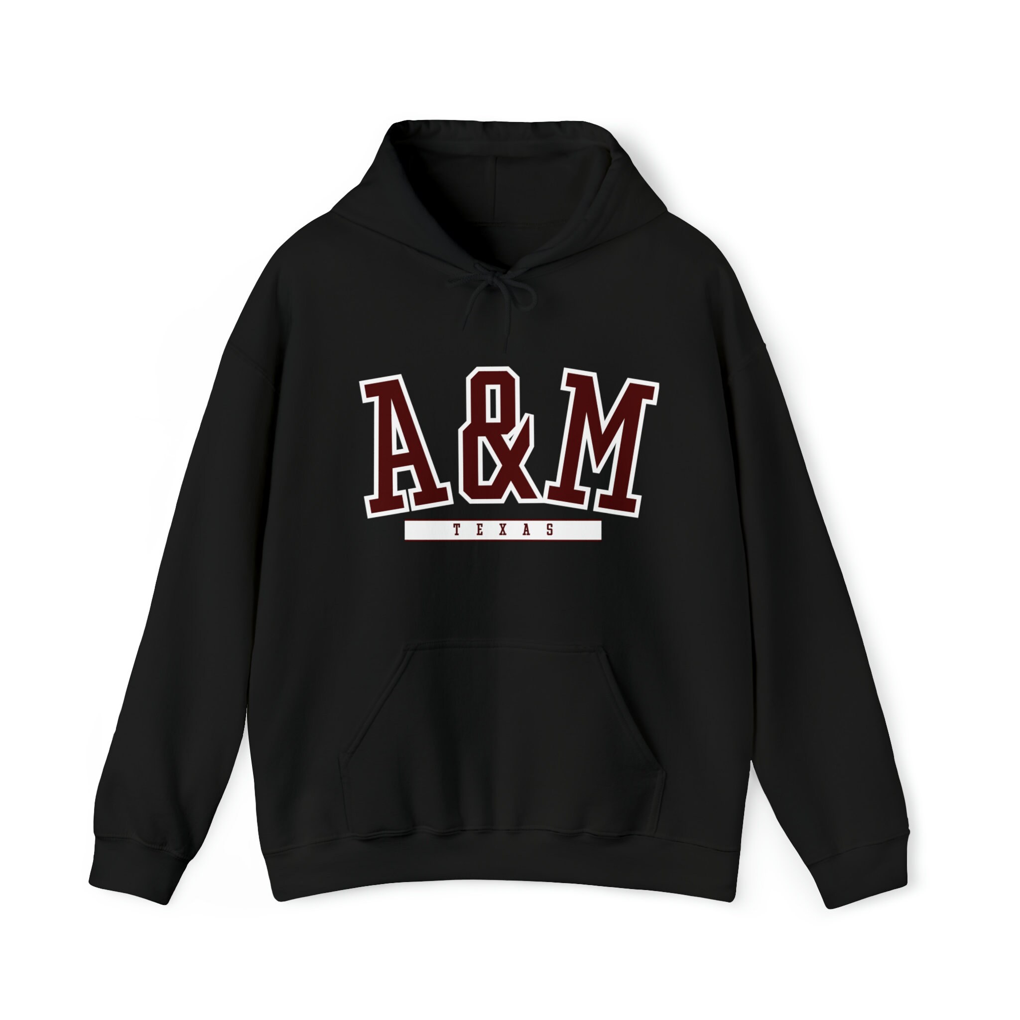 A M Hoodie Texas Vintage University college Style Hoodie Varsity Unisex Fleeced Hoodie Student Gift Etsy Ireland