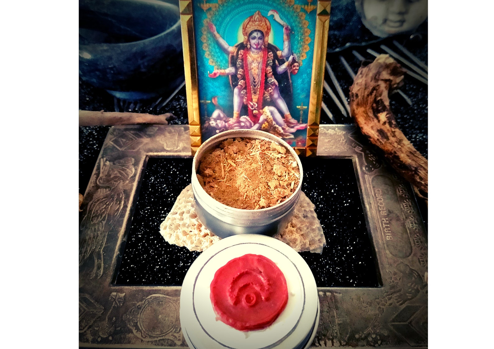 Kali Devotional Ritual Incense Blend Handmade blend herbs Etsy