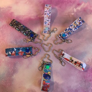 Disney Minnie Ear Holder, Keyring, 50th Anniversary, Donald, Mickey, Nemo & Icons