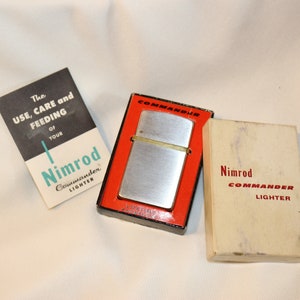 Nimrod Commander-Brass colored stripe, great presentation! (box and brass)