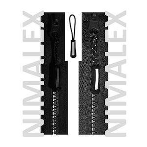 NOVO | Pingente refletor de luz para puxadores de zíper | corrediças | alça | Preto / cinza prateado (refletivo)