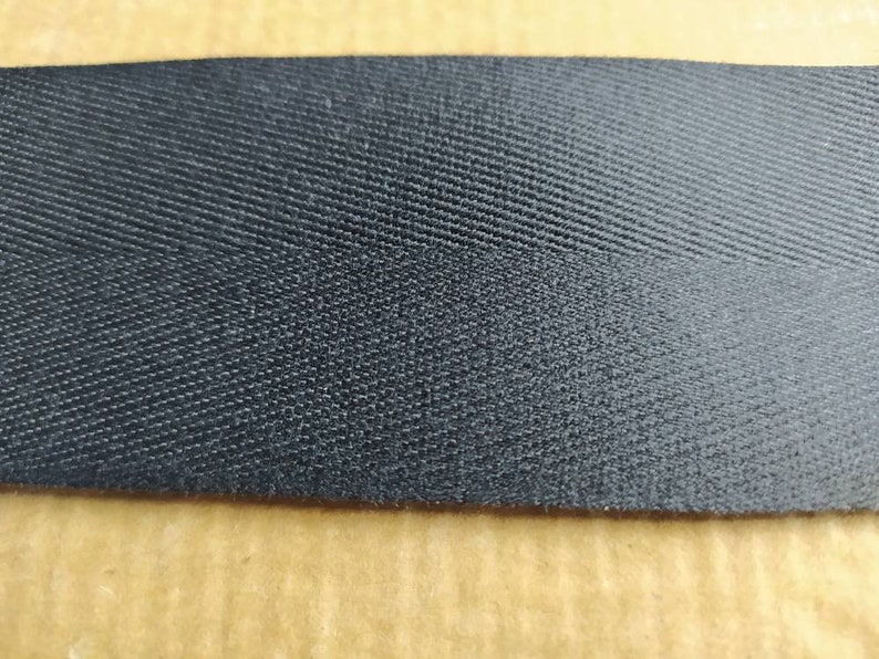 Baumwollband 5 M X 40 Mm Schwarz – 100% Baumwolle, Made In Germany, Für Basteln, Nähen & Deko