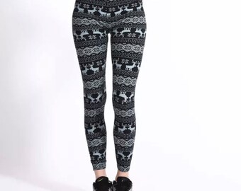 Womens Workout Running Legging Buffalo Plaid Moose Pattern Tummy Control Yoga Pants Sports Womens Workout Running Legging Buffalo Plaid Moose Pattern Tummy Control Yoga Pants Sports