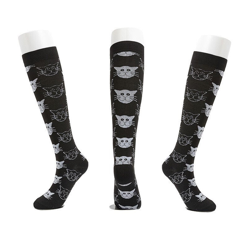 Cats Compression socks 15 to 20 mm Hg Etsy