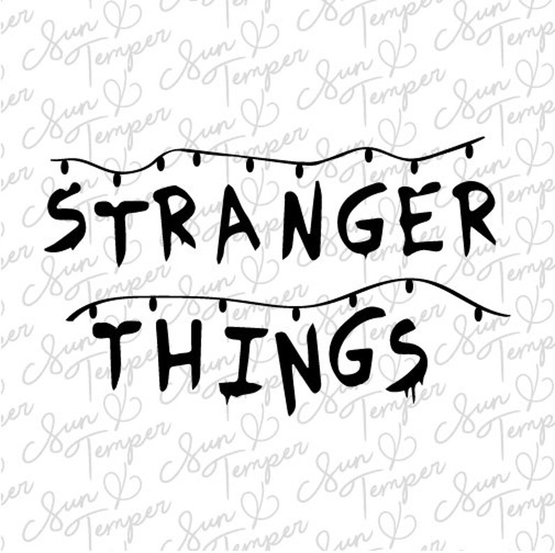 Download Stranger Things / Netflix / SVG / PNG / Cricut Cut ...