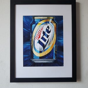 Miller Lite 12oz High Quality 8x10 Print
