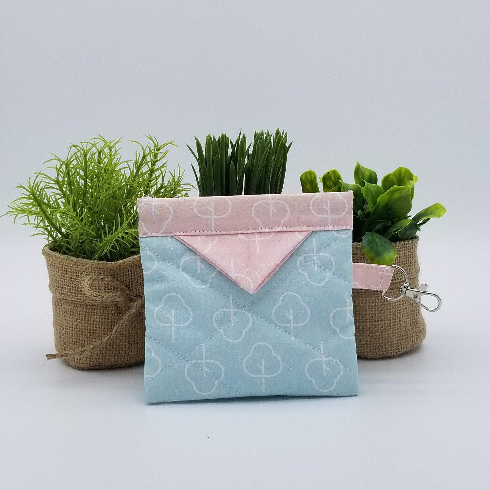 Snap Bags Snap Pouch Pocket Organizer Quilted Pink & Etsy