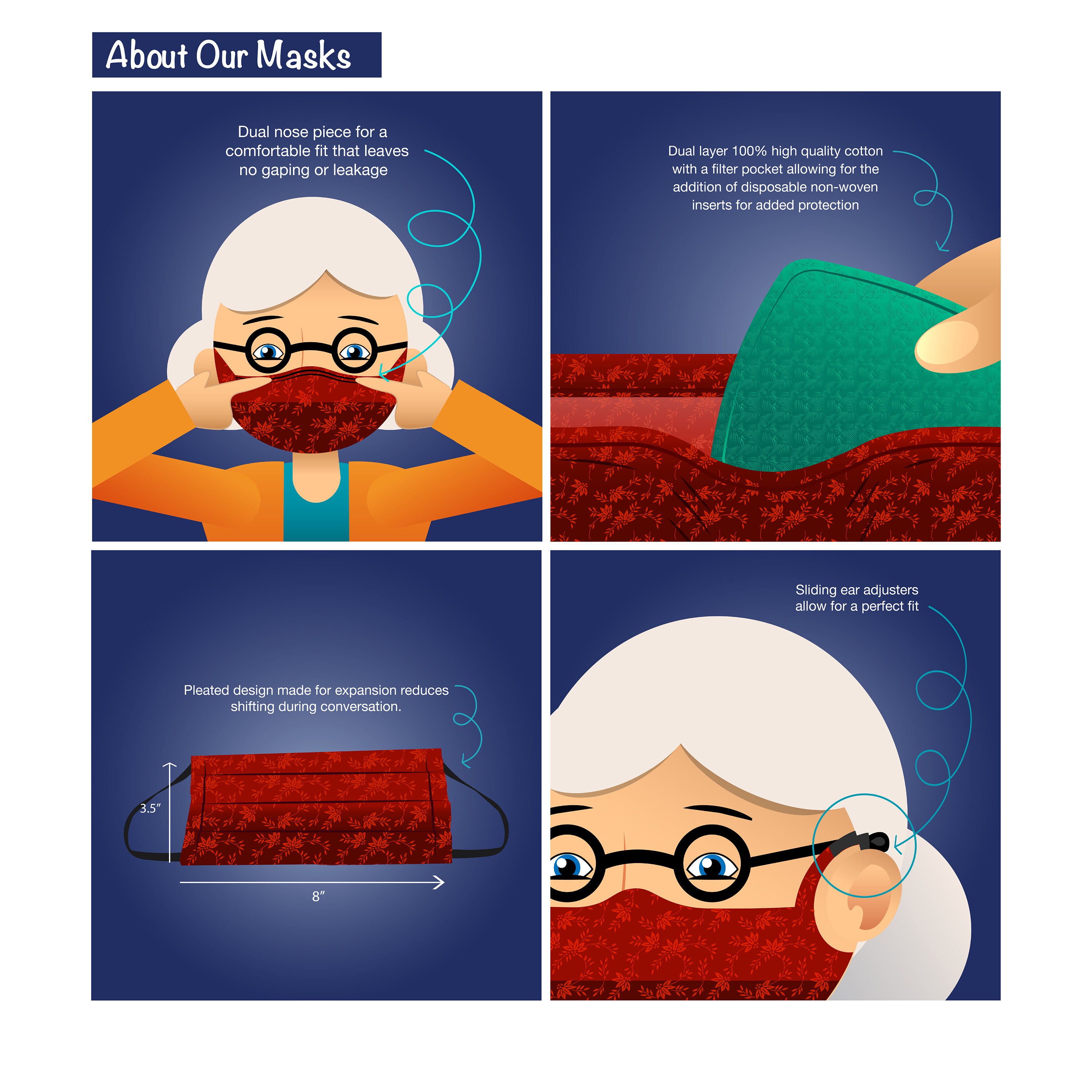 Calgary Flames NHL Face Mask Fitted Face Mask Pleated Face Etsy