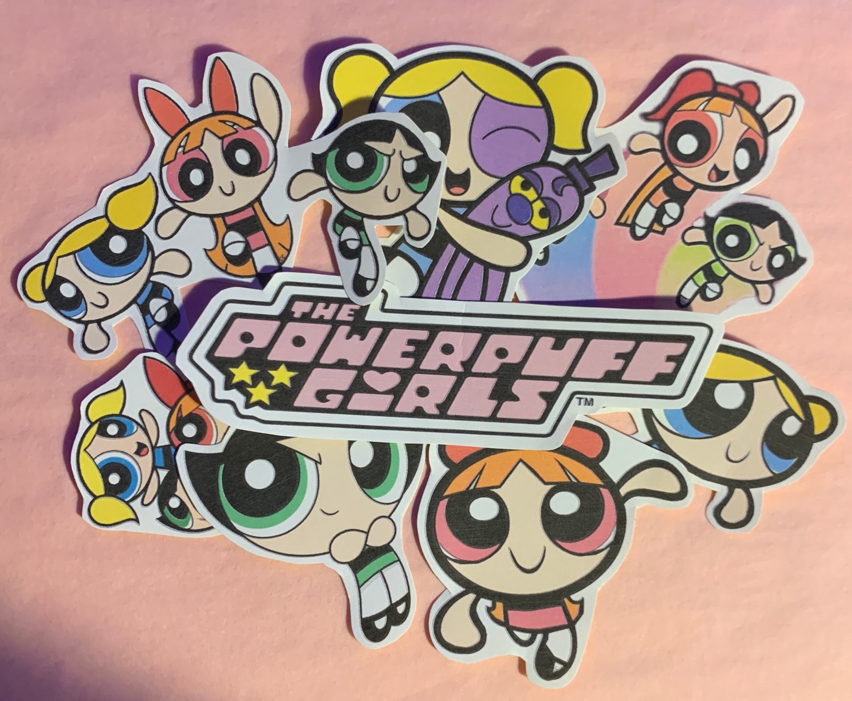 powerpuff girls sticker packet etsy