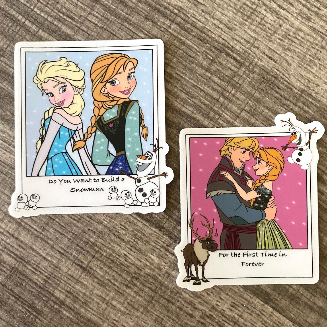 Frozen Sticker Frozen Vinyl Elsa Sticker Elsa and Anna Etsy