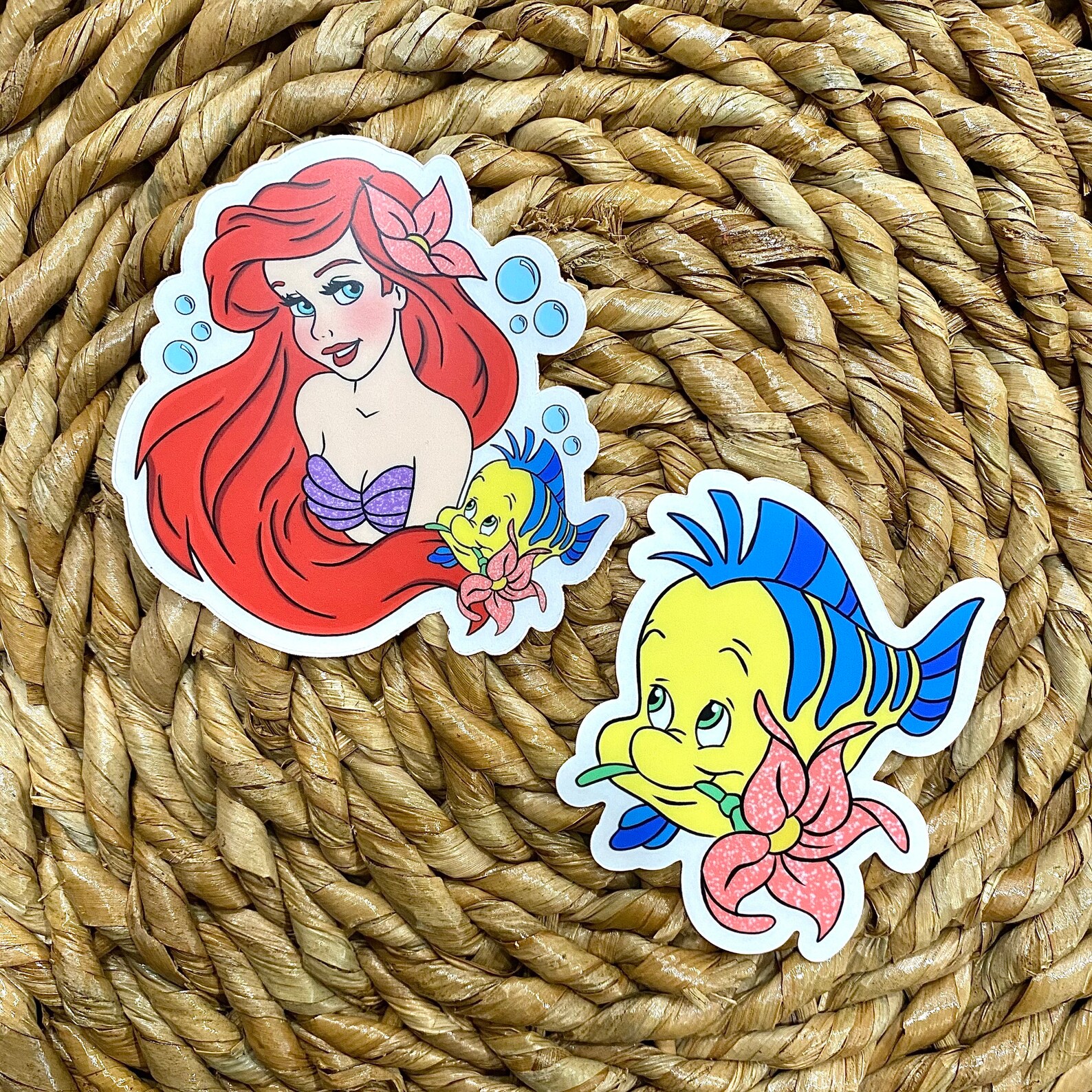 Flounder Sticker La Sirenita Ariel Pegatina de Disney Etsy España