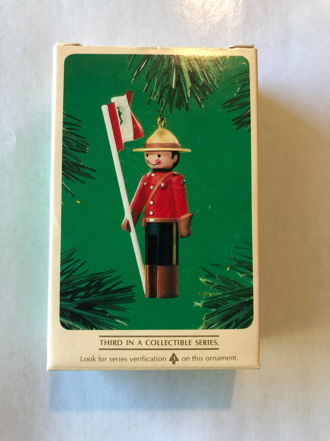 Hallmark Clothespin Soldier Christmas Ornament, 3rd in Clothespin